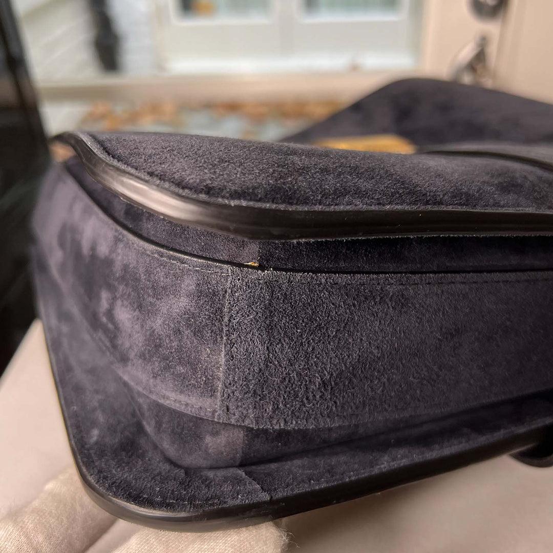 Bottega Veneta Bolso de piel de ante negro Marie en venta 5