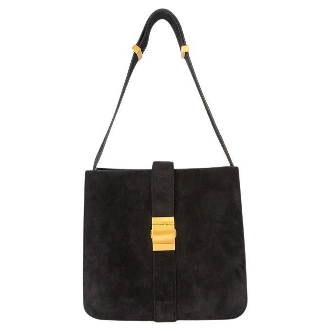 Bottega Veneta Bolso de piel de ante negro Marie en venta