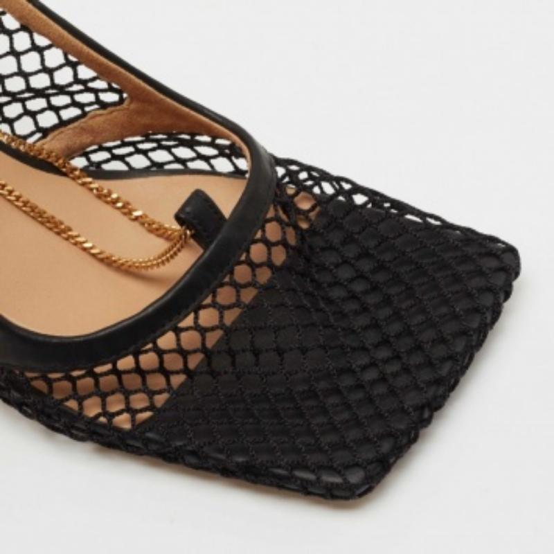 Bottega Veneta Pumps in maglia nera elasticizzata misura 38,5 in vendita 3