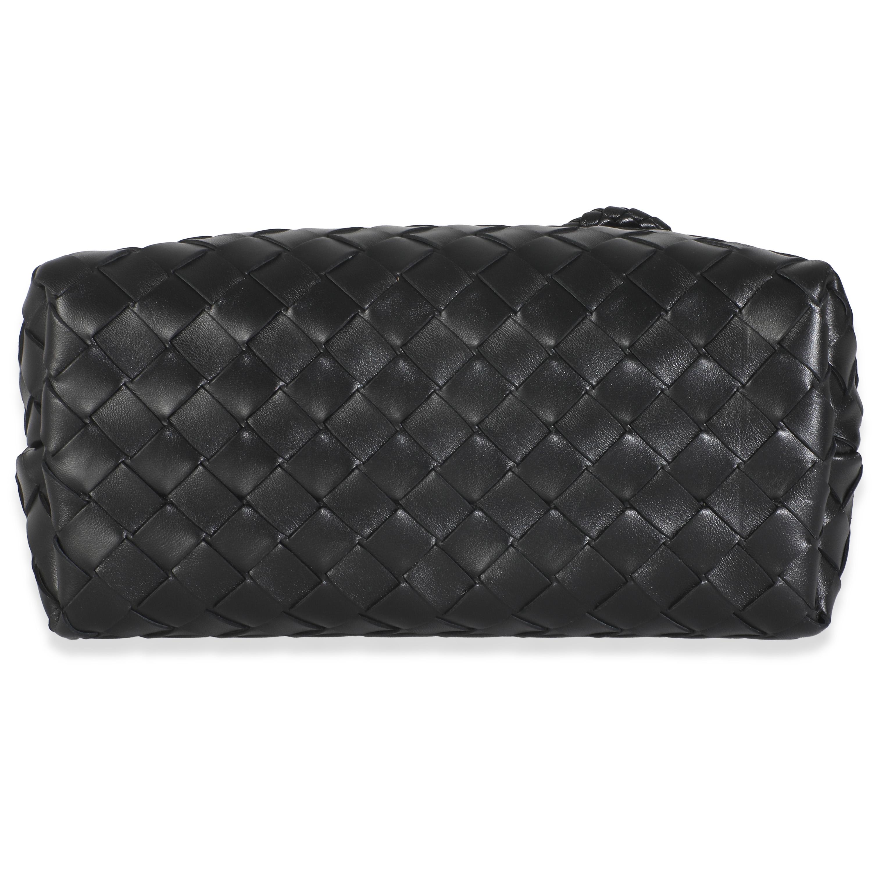 Women's or Men's Bottega Veneta Black Nappa Intrecciato Small Andiamo Bag For Sale