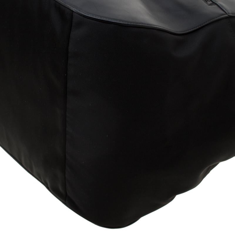 Bottega Veneta Black Nylon and Leather Duffle Bag 5