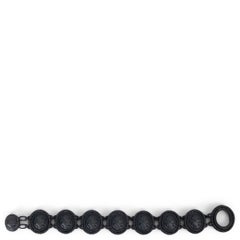 BOTTEGA VENETA black OXIDISED STERLING SILVER 2011 CAMEO Bracelet