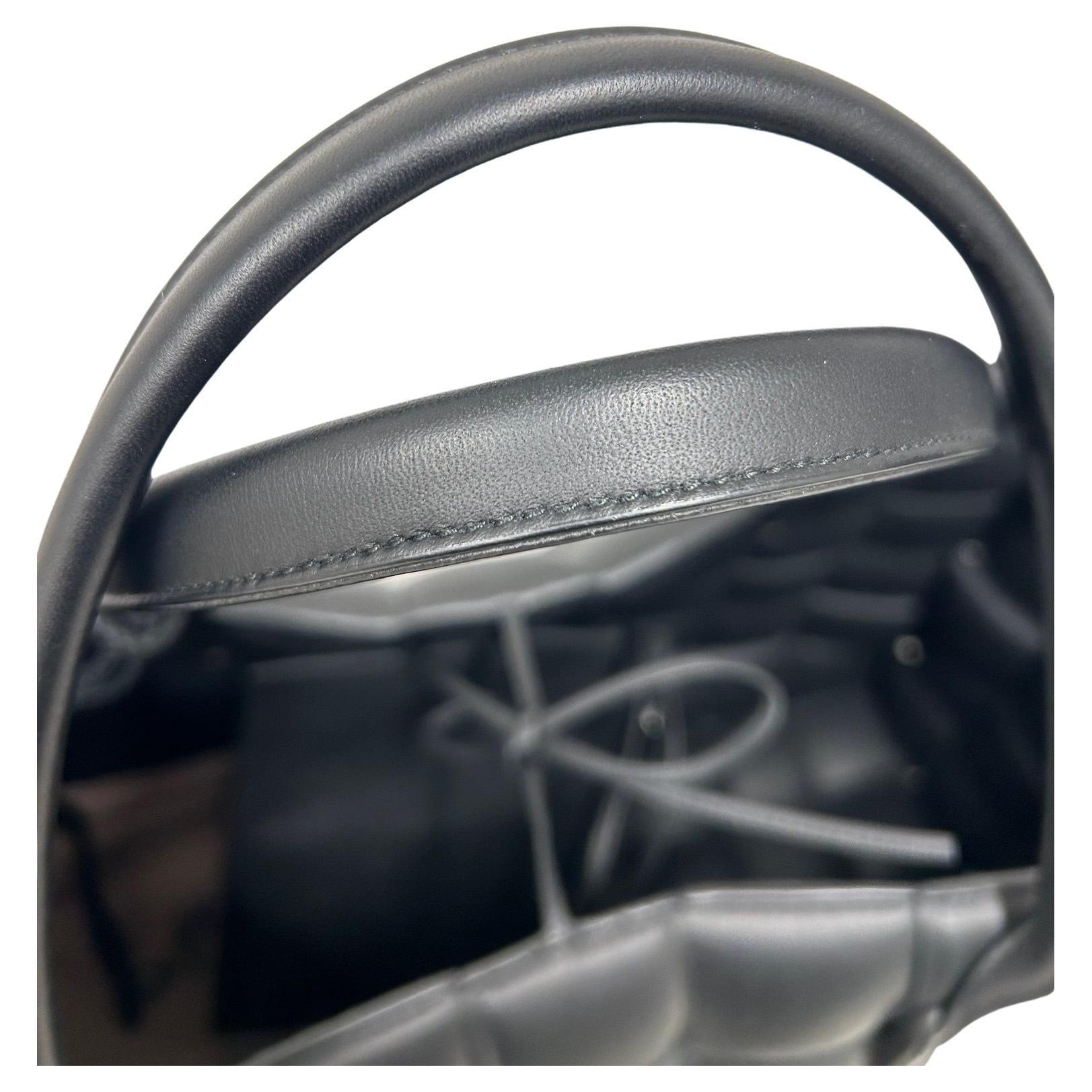 Bottega Veneta Black Padded Cabat XL Tote Bag For Sale 4