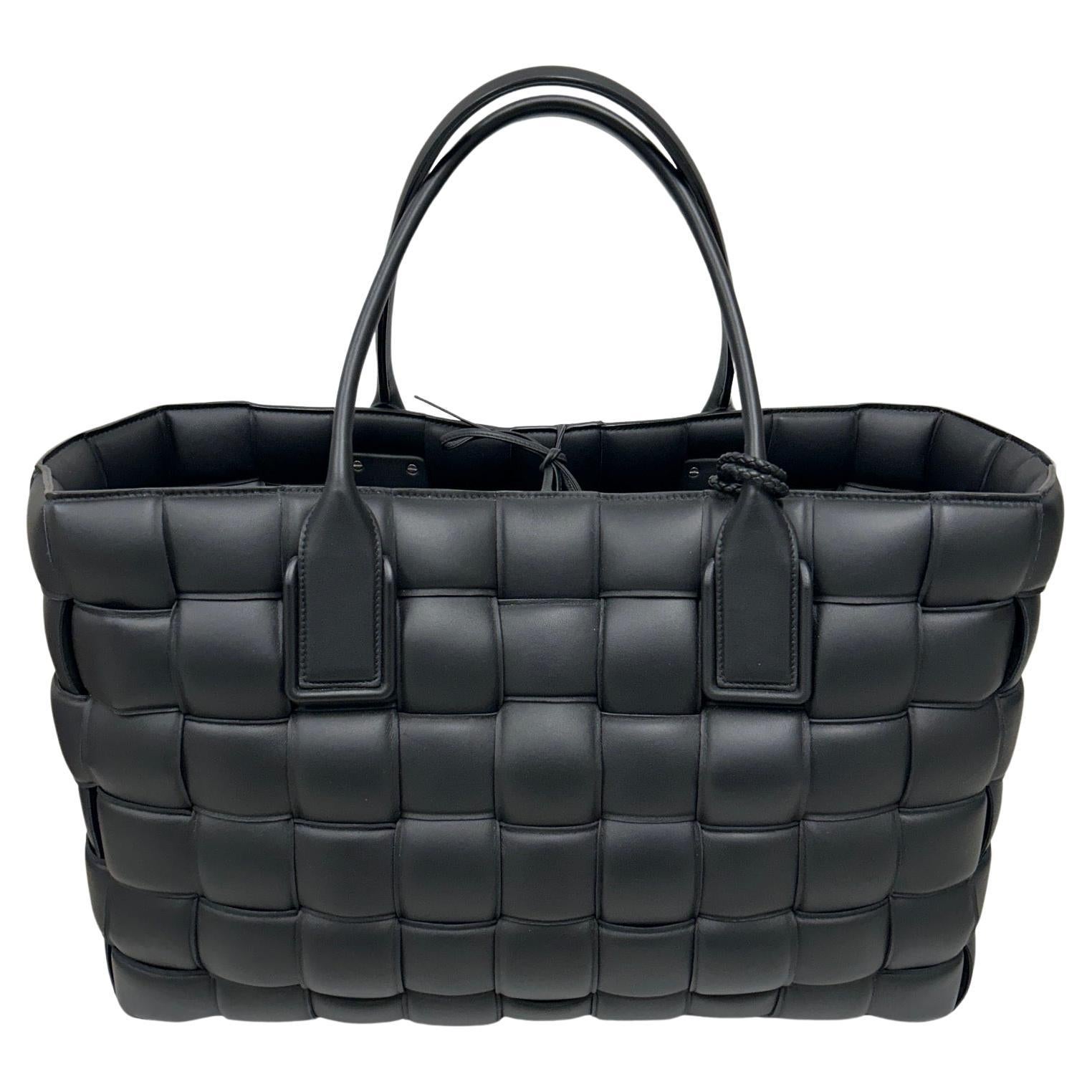 Bottega Veneta Black Padded Cabat XL Tote Bag