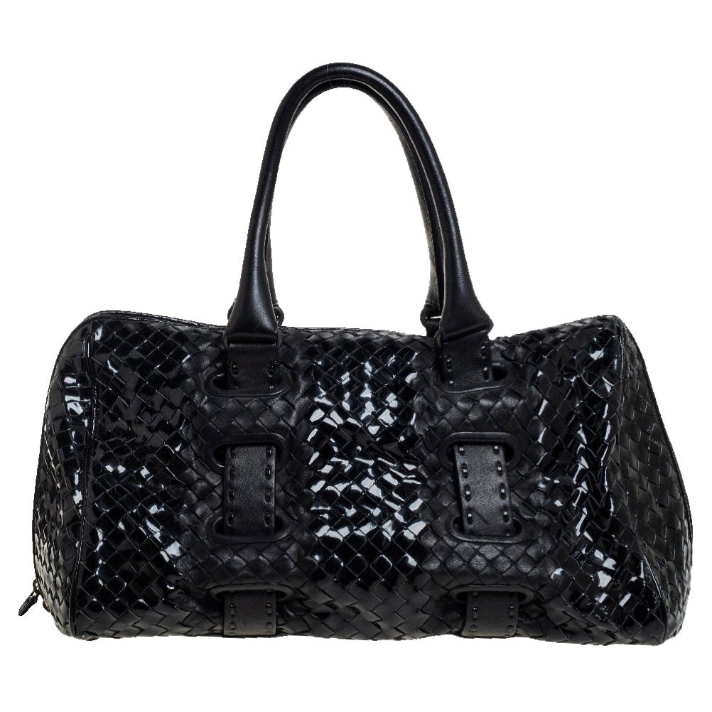 バッグ Bottega Veneta Intrecciato Boston Bag Vintage Bottega Veneta Intrecciato Boston Bag - A Retro Tale - 839