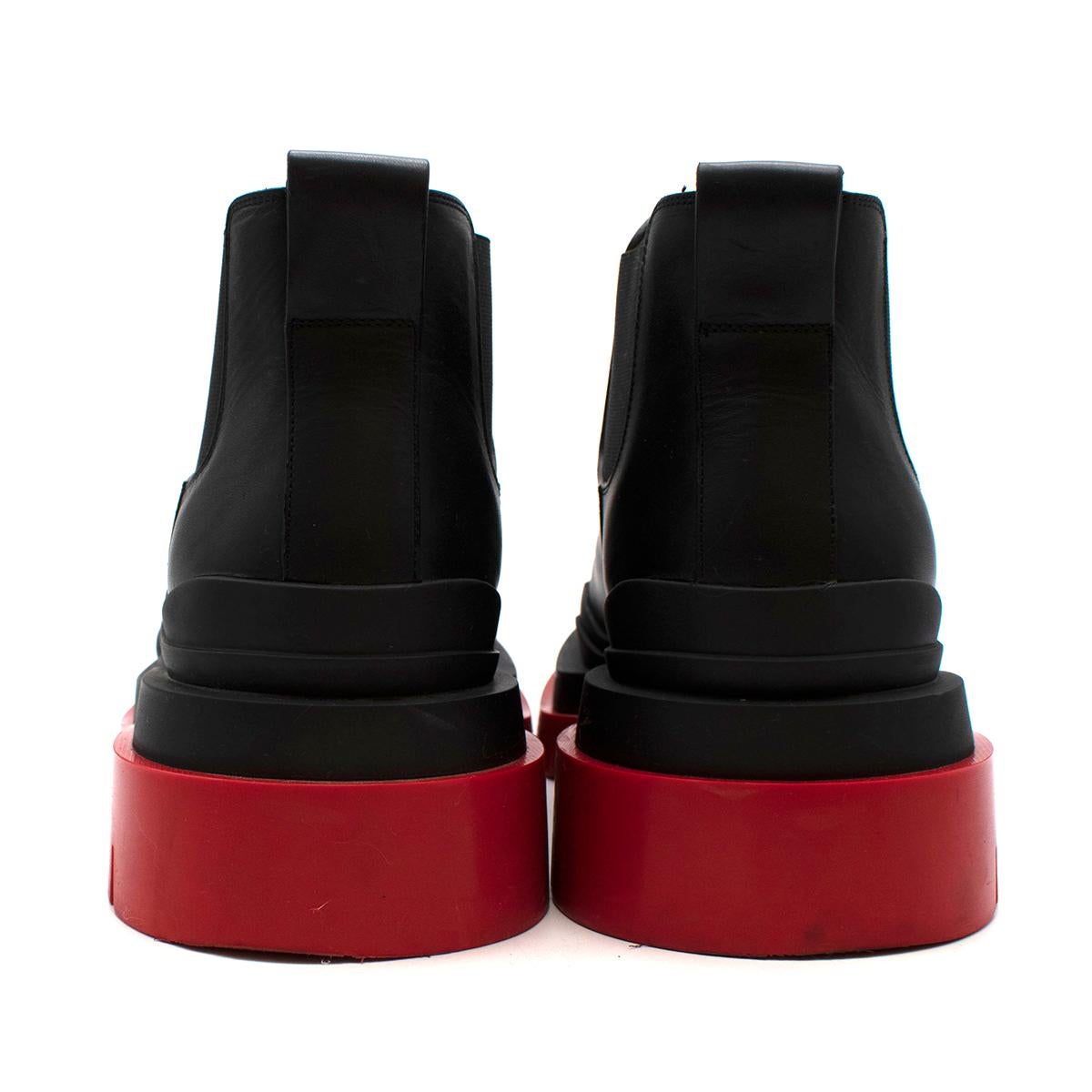 bottega veneta boots red sole