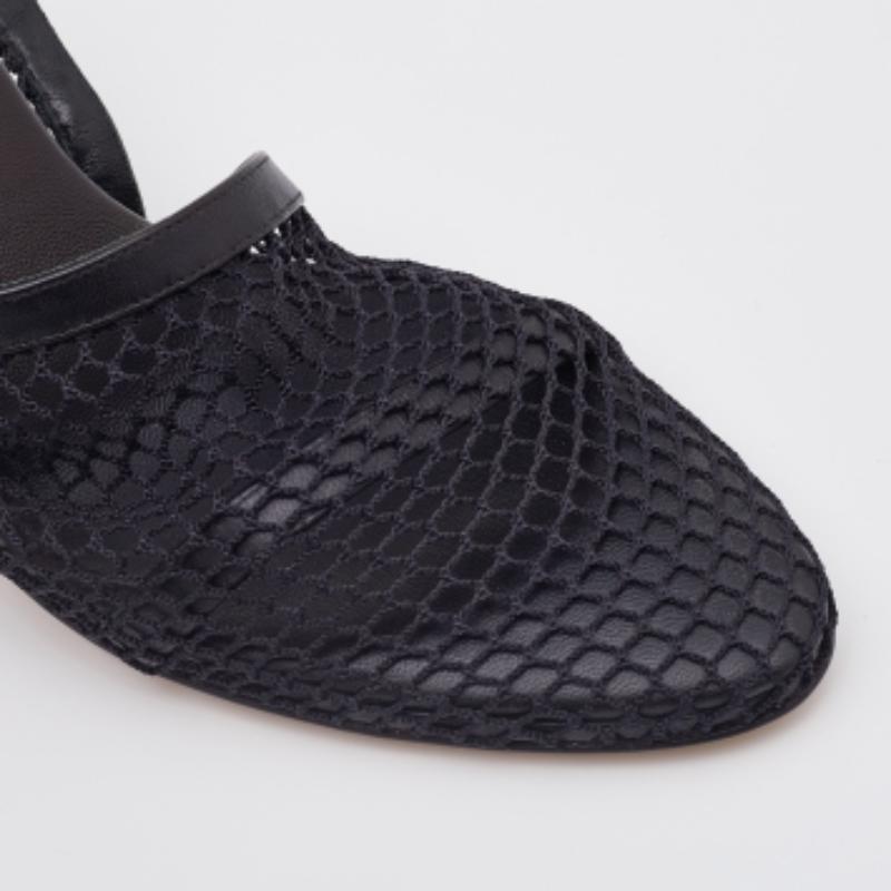 Bottega Veneta - Escarpins en cuir et maille extensible - Taille 37 Pour femmes en vente