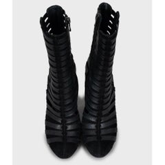 Bottega Veneta Black Suede Ankle Boots - Size 37