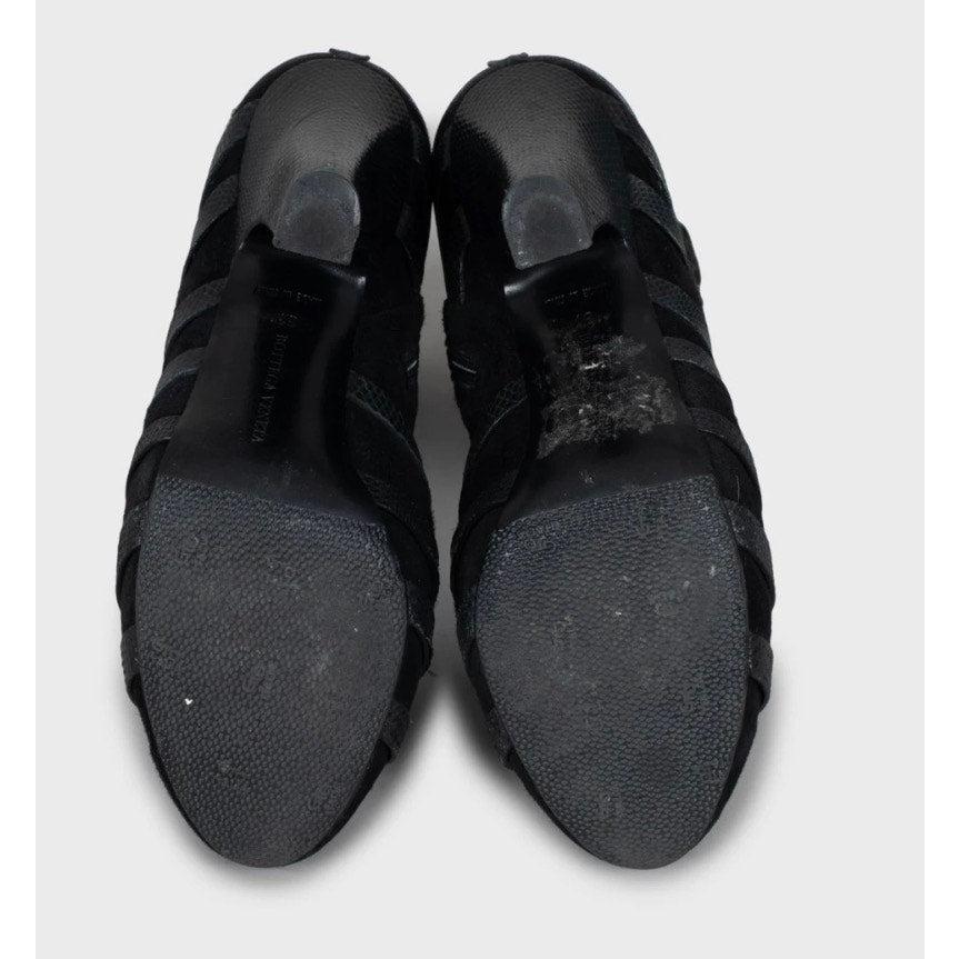 Bottega Veneta - Bottines en daim noir - Taille 37 Pour femmes en vente