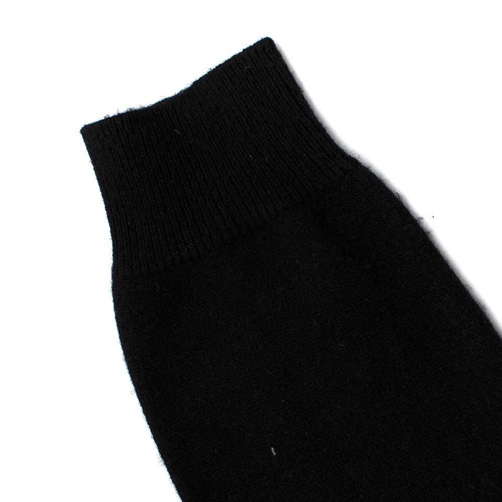 Bottega Veneta Black V-Neck Cropped Cashmere Jumper - Size XXS For Sale 1