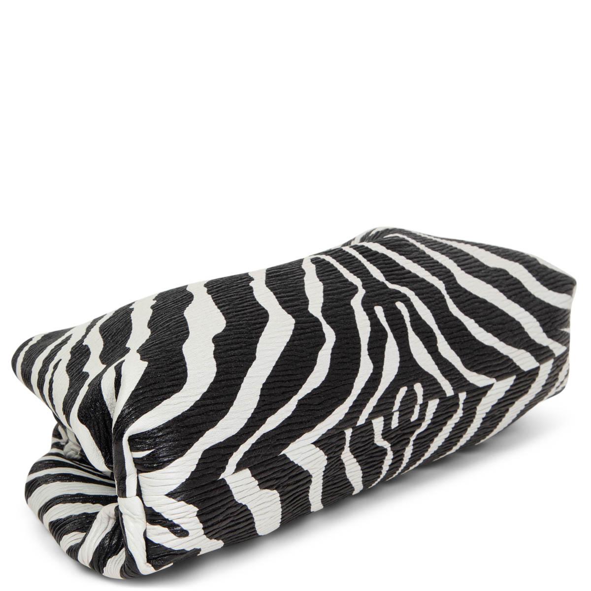 bottega zebra pouch