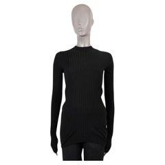 BOTTEGA VENETA black wool 2020 SEAMLESS RIB-KNIT Sweater S