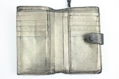 Bottega Veneta Black Woven Bifold 48bva1025 Wallet