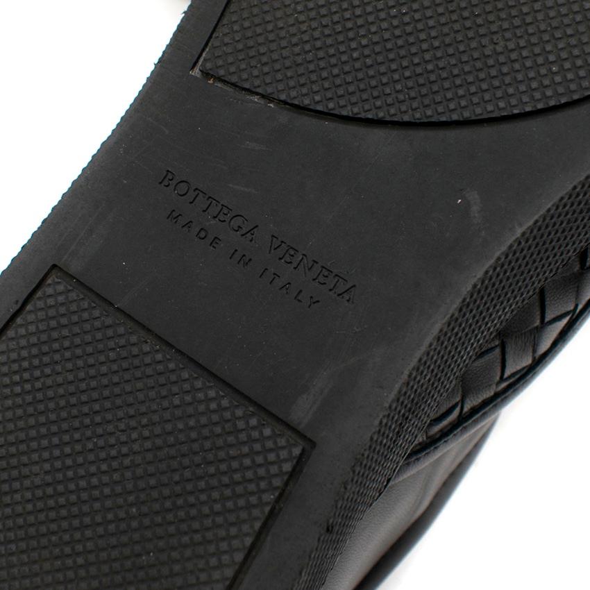 Bottega Veneta Black Woven Leather Slip-On Sneakers - Size EU 40.5 3
