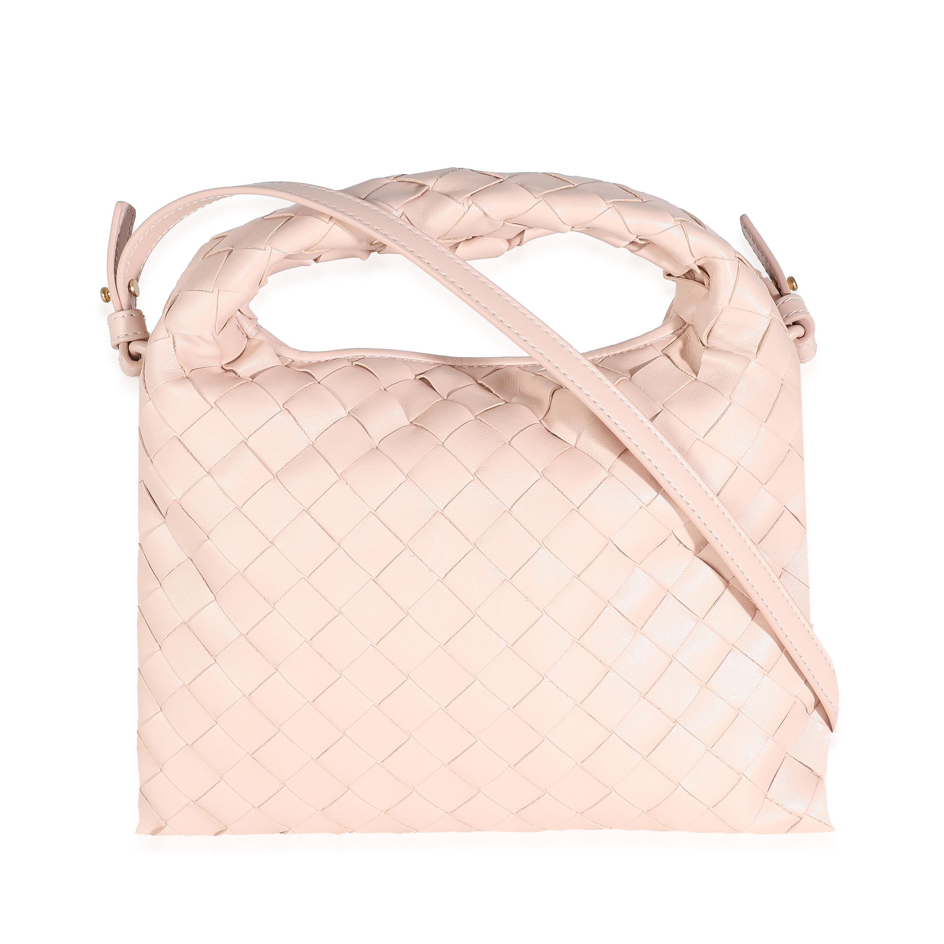 Bottega Veneta Bliss Washed Nappa Intrecciato Mini Hobo en vente 2