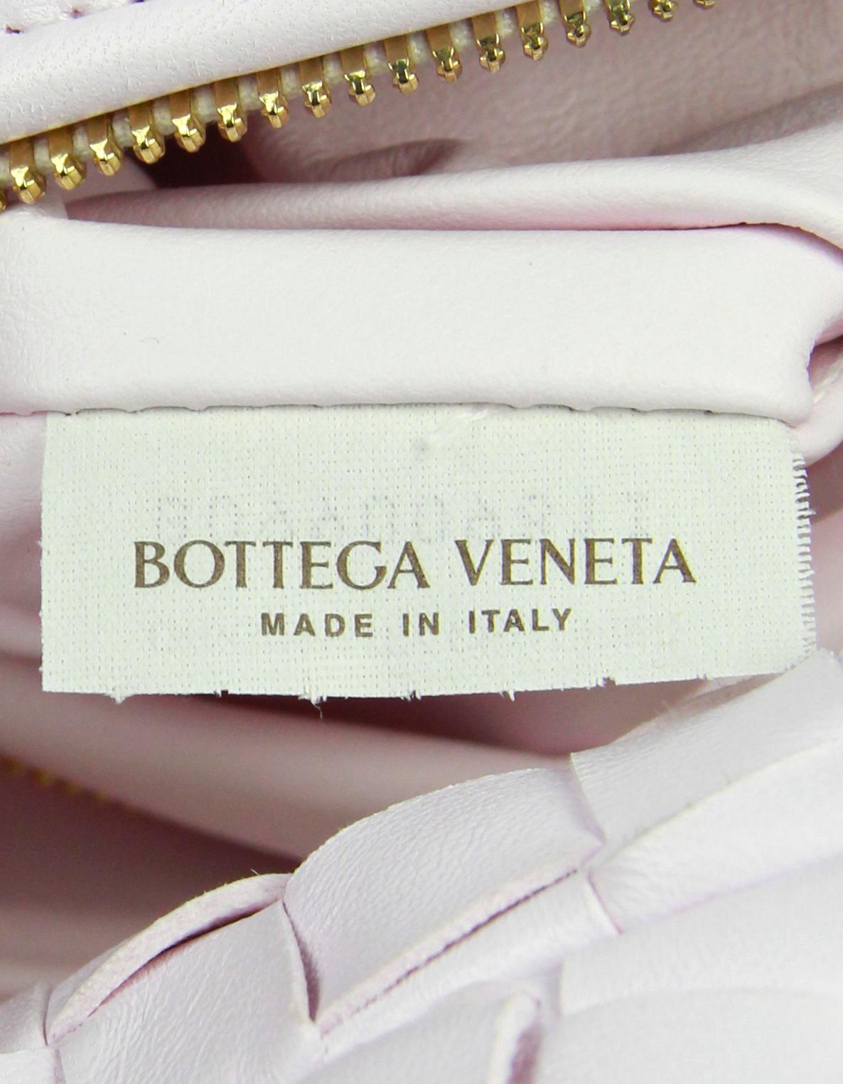 Women's Bottega Veneta Bliss Washed Pink Leather Small Jodie Hobo Bag rt. $3, 800