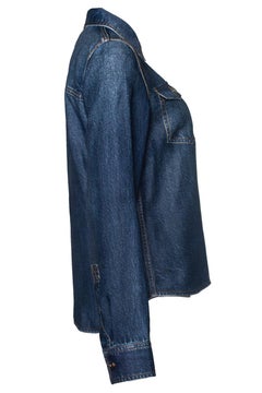 Bottega Veneta, Blouse in denim print