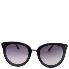 BOTTEGA VENETA blaue & schwarze CAT-EYE-Sonnenbrille BV0194S
