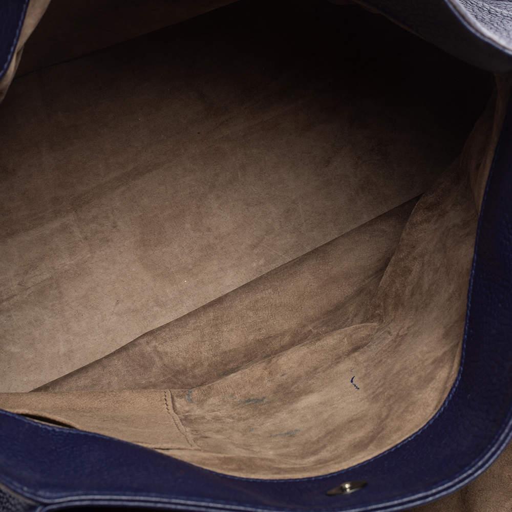 Bottega Veneta Blue Cervo Leather Medium Roma Tote 5