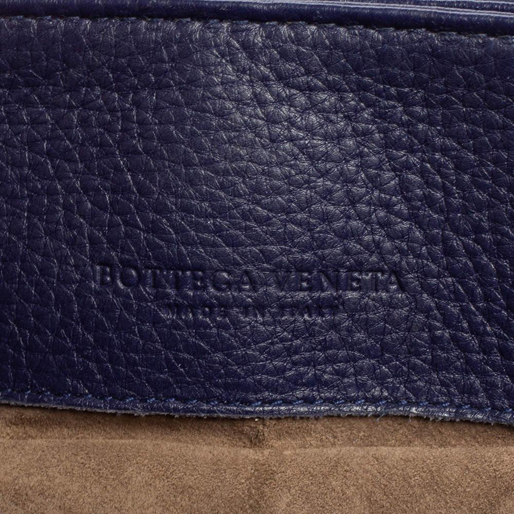 Bottega Veneta Blue Cervo Leather Medium Roma Tote 3