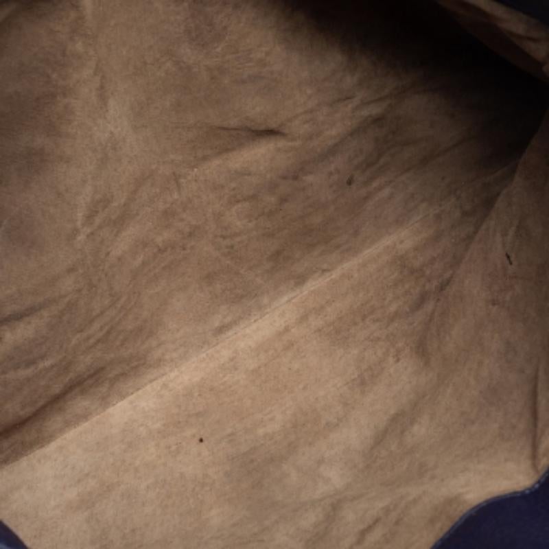 Bottega Veneta - Fourre-tout Roma en cuir bleu Cervo de taille moyenne en vente 4