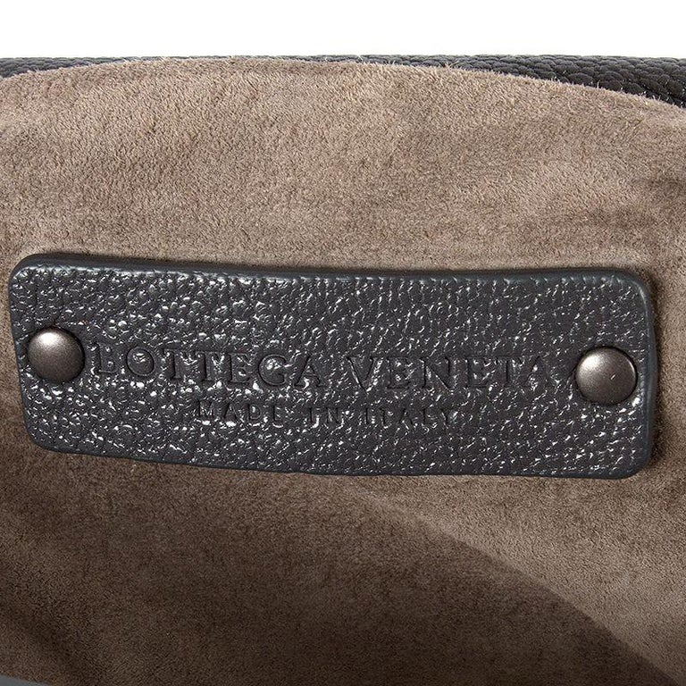 BOTTEGA VENETA blue and grey leather BRERA Bag For Sale at 1stDibs