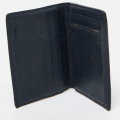 Bottega Veneta Blue Intrecciato Leather Card Case