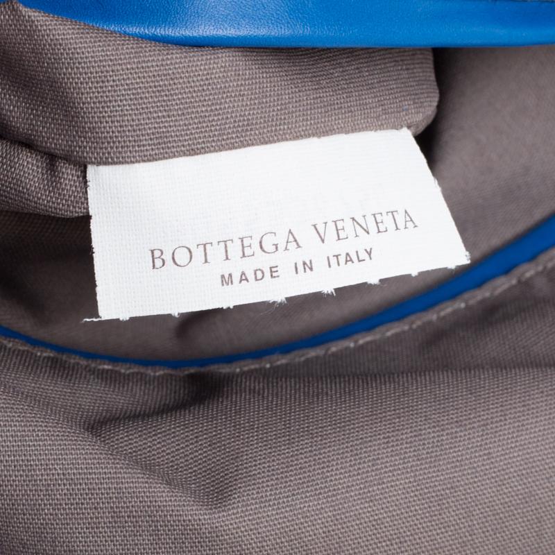 Bottega Veneta Blue Intrecciato Leather Drawstring Backpack 5