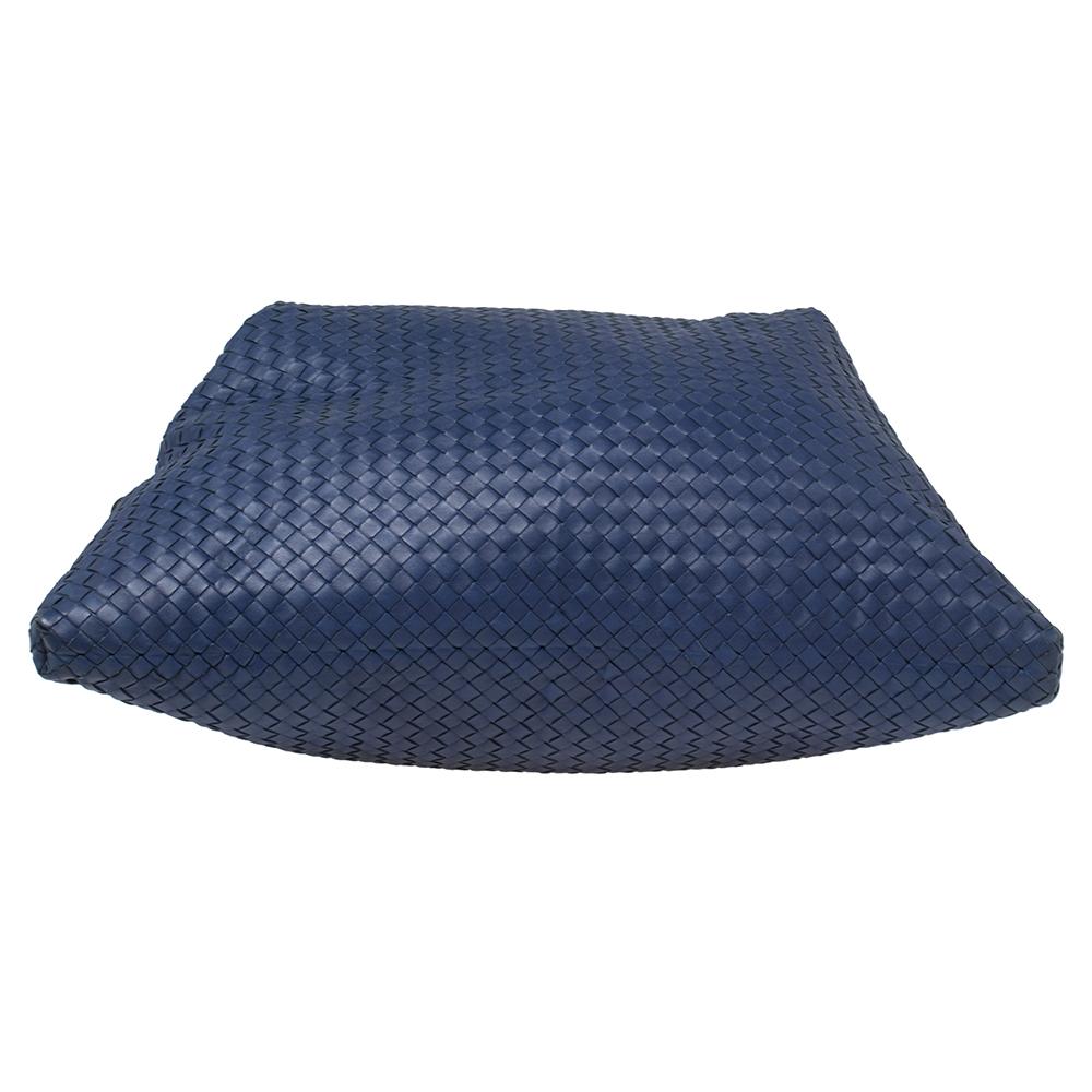 Bottega Veneta Blau Intrecciato Nappaleder Maxi Convertible Tote 5