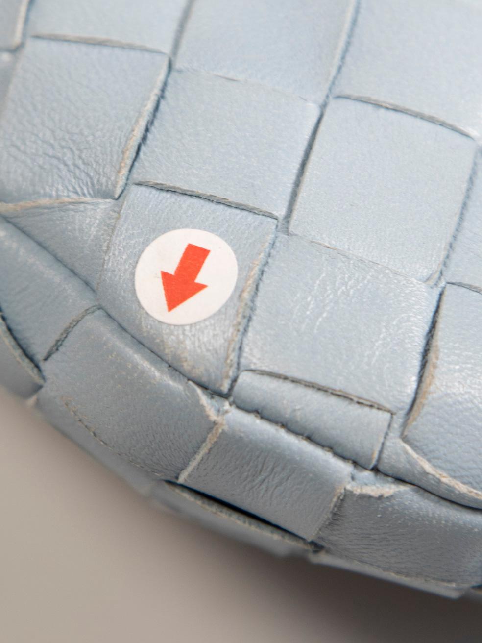 Bottega Veneta Blue Leather Intrecciato Mini Jodie 3