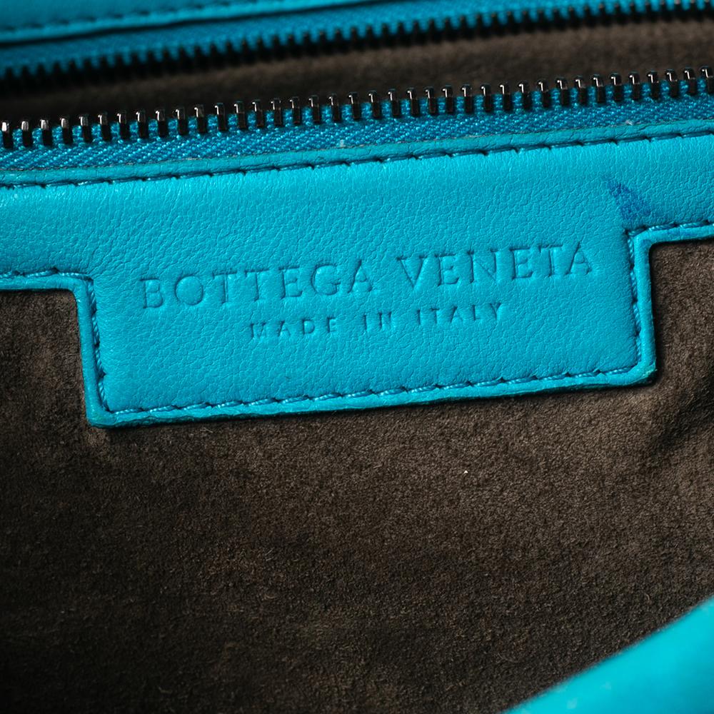 Bottega Veneta Blue Leather Veneta Hobo 3