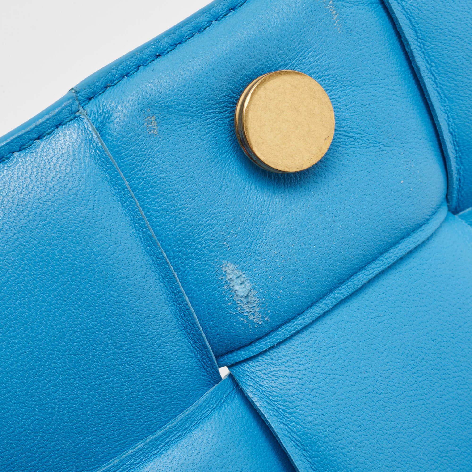 Bottega Veneta Blue Padded Leather Cassette Shoulder Bag 4