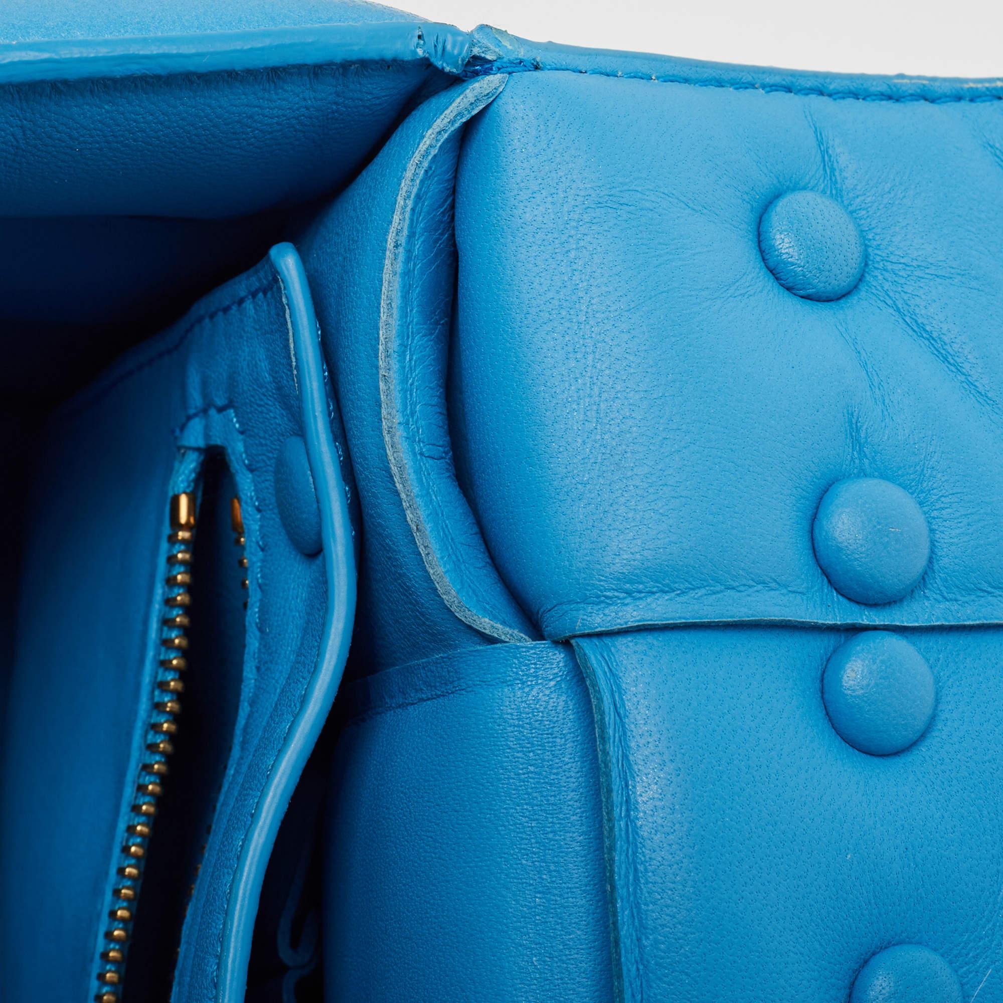 Bottega Veneta Blue Padded Leather Cassette Shoulder Bag 5