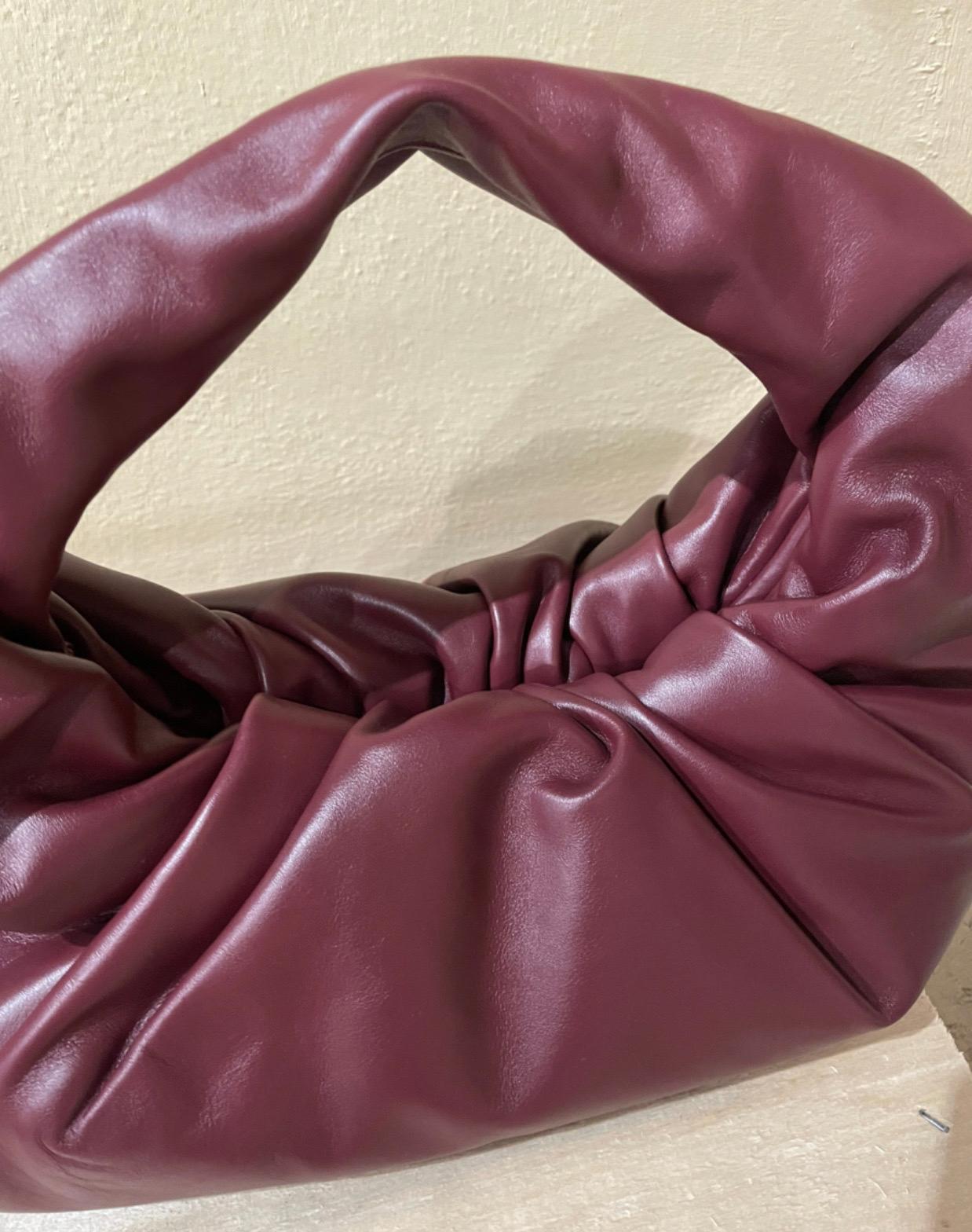 Bottega Veneta Bordeaux Leather Shoulder bag  For Sale 1