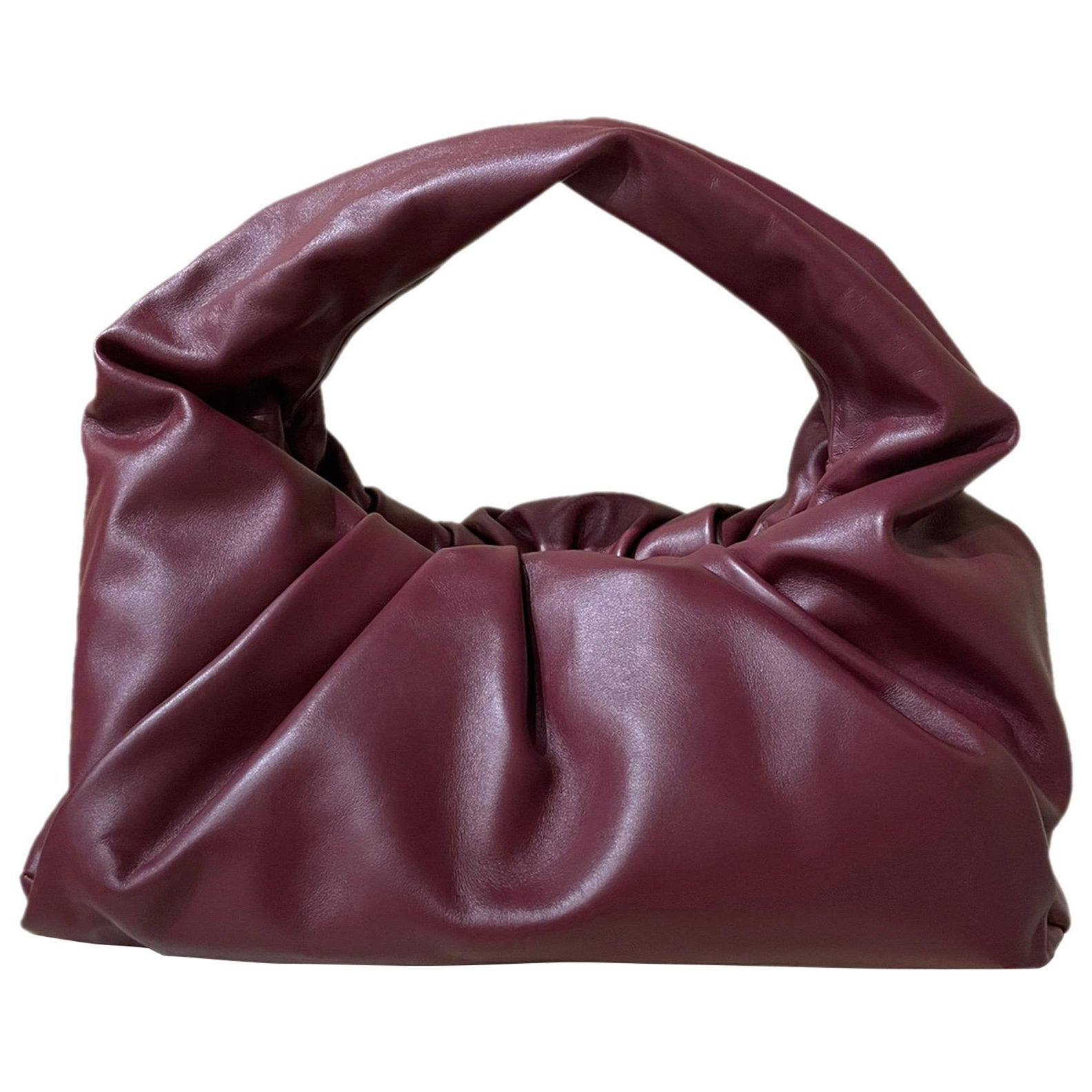 Borsa a tracolla in pelle Bottega Veneta Bordeaux