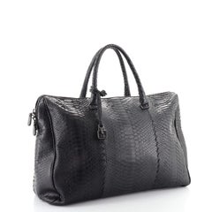 Bottega Veneta Boston Bag Python Large