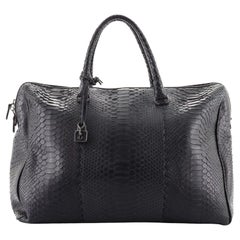 Bottega Veneta Boston Tasche Python Groß