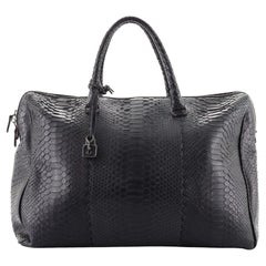 Bottega Veneta Boston Bag Python Large