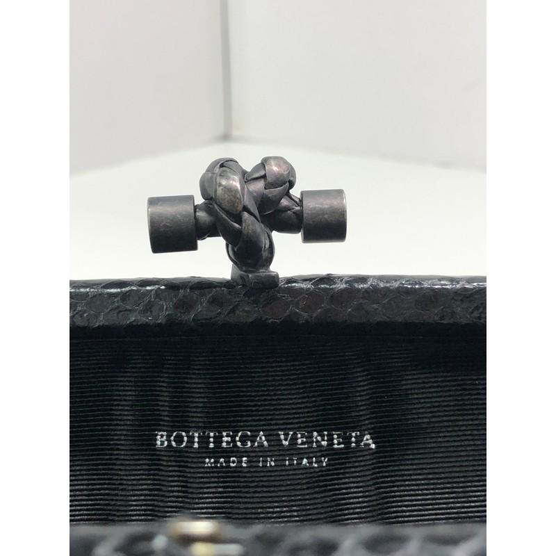 Bottega Veneta Box Knot Clutch Intrecciato Satin Long  2