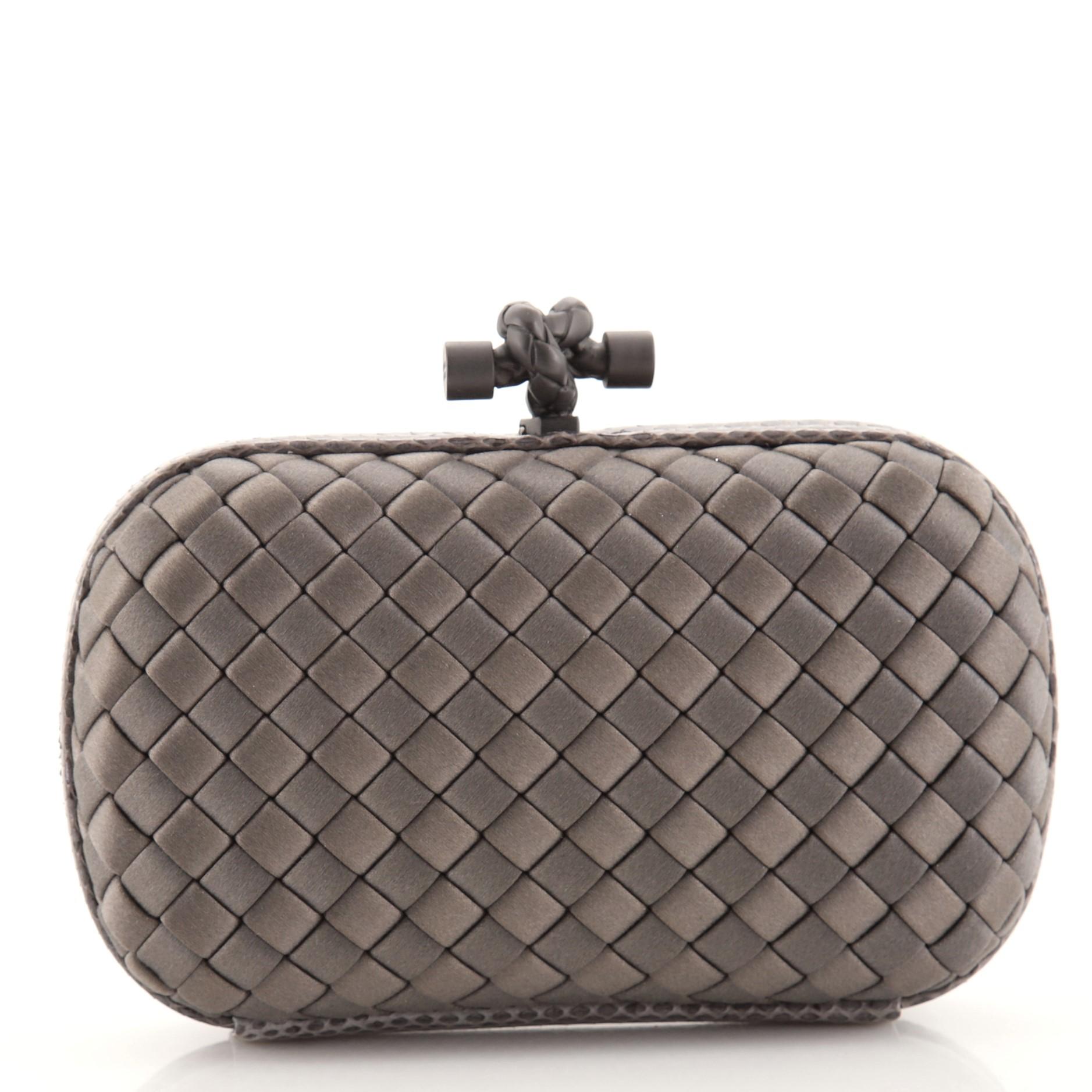 bottega box knot clutch