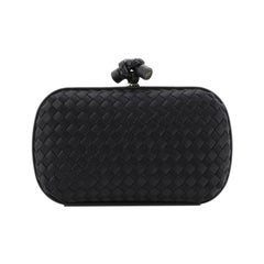 Bottega Veneta Box Knot Clutch Intrecciato Satin Small