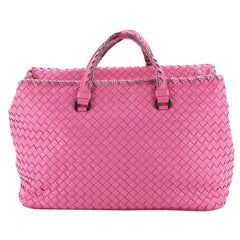 Bottega Veneta Brick Bag Intrecciato Nappa With Karung Medium
