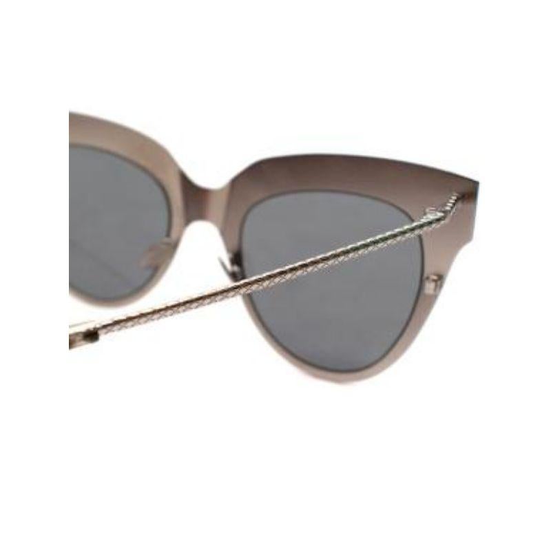 Bottega Veneta Bronze Cat-Eye Sunglasses For Sale 1