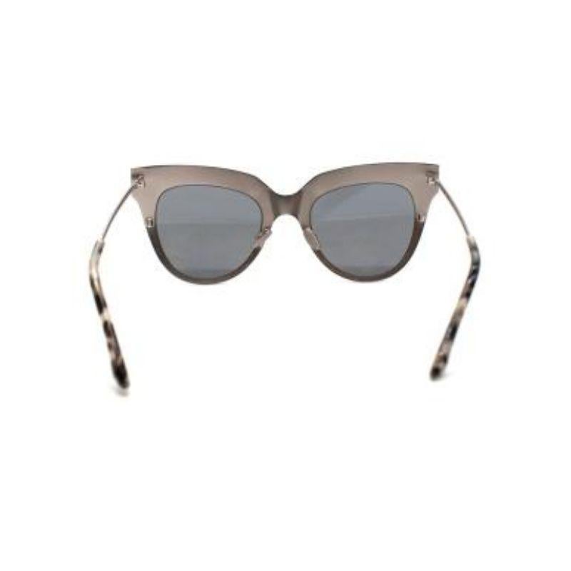Bottega Veneta Bronze Cat-Eye Sunglasses For Sale 2