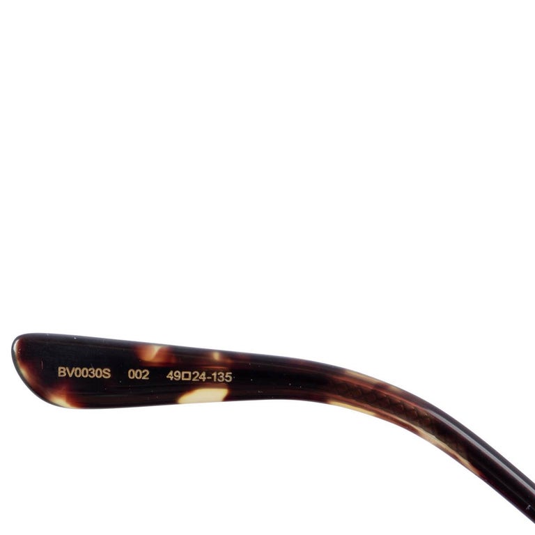 BOTTEGA VENETA brown & beige tortoise Cat-Eye Sunglasses 66015 auth BOTTEGA VENETA brown & beige Tortoise Cat-Eye  main image 4