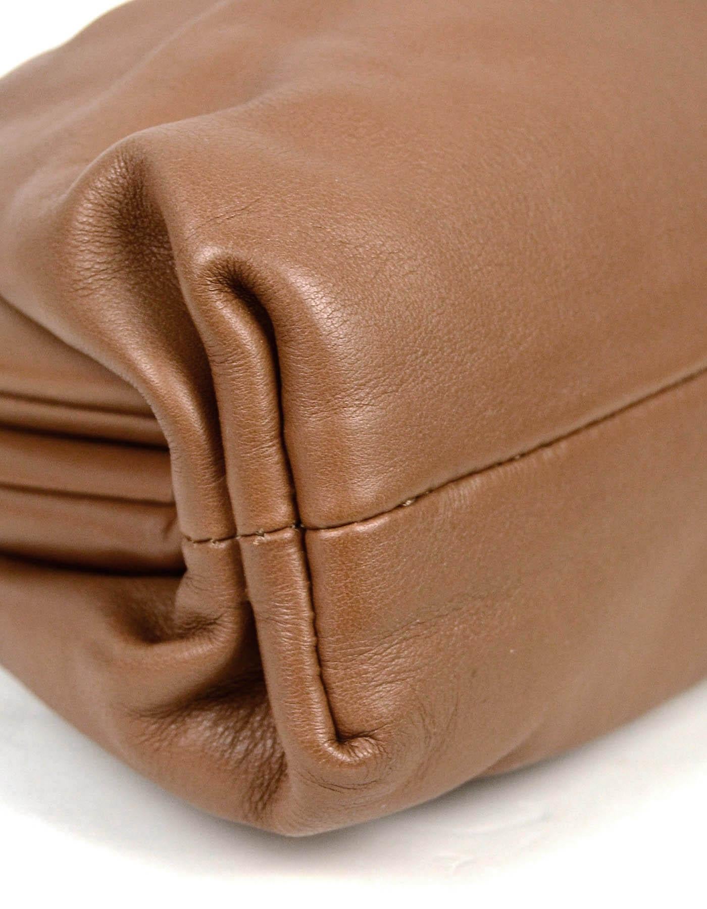 Women's Bottega Veneta Brown Butter Leather The Mini Pouch Crossbody Bag
