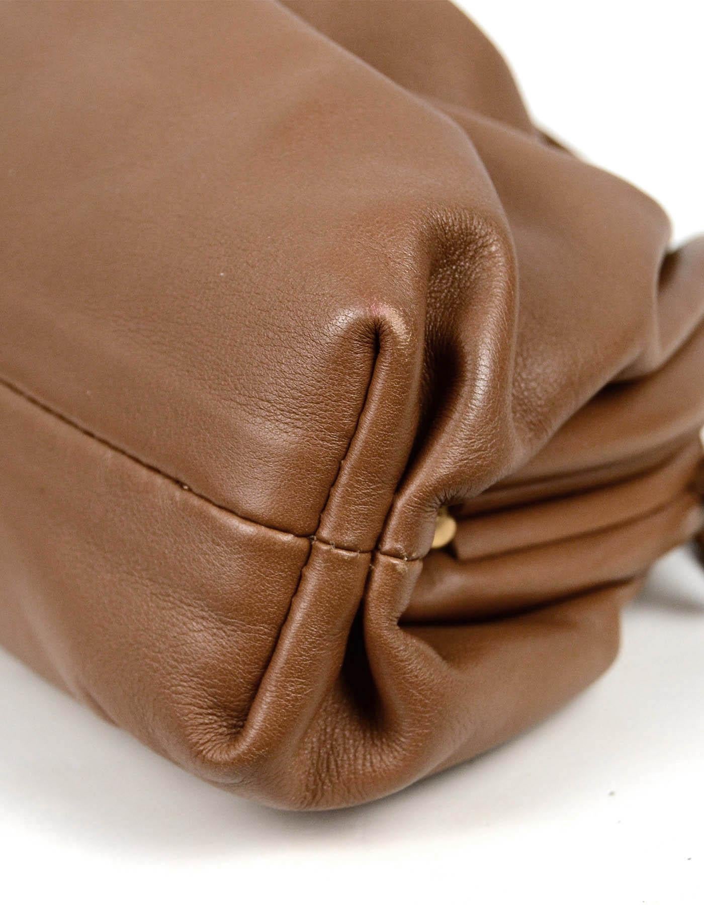 Bottega Veneta Brown Butter Leather The Mini Pouch Crossbody Bag 1