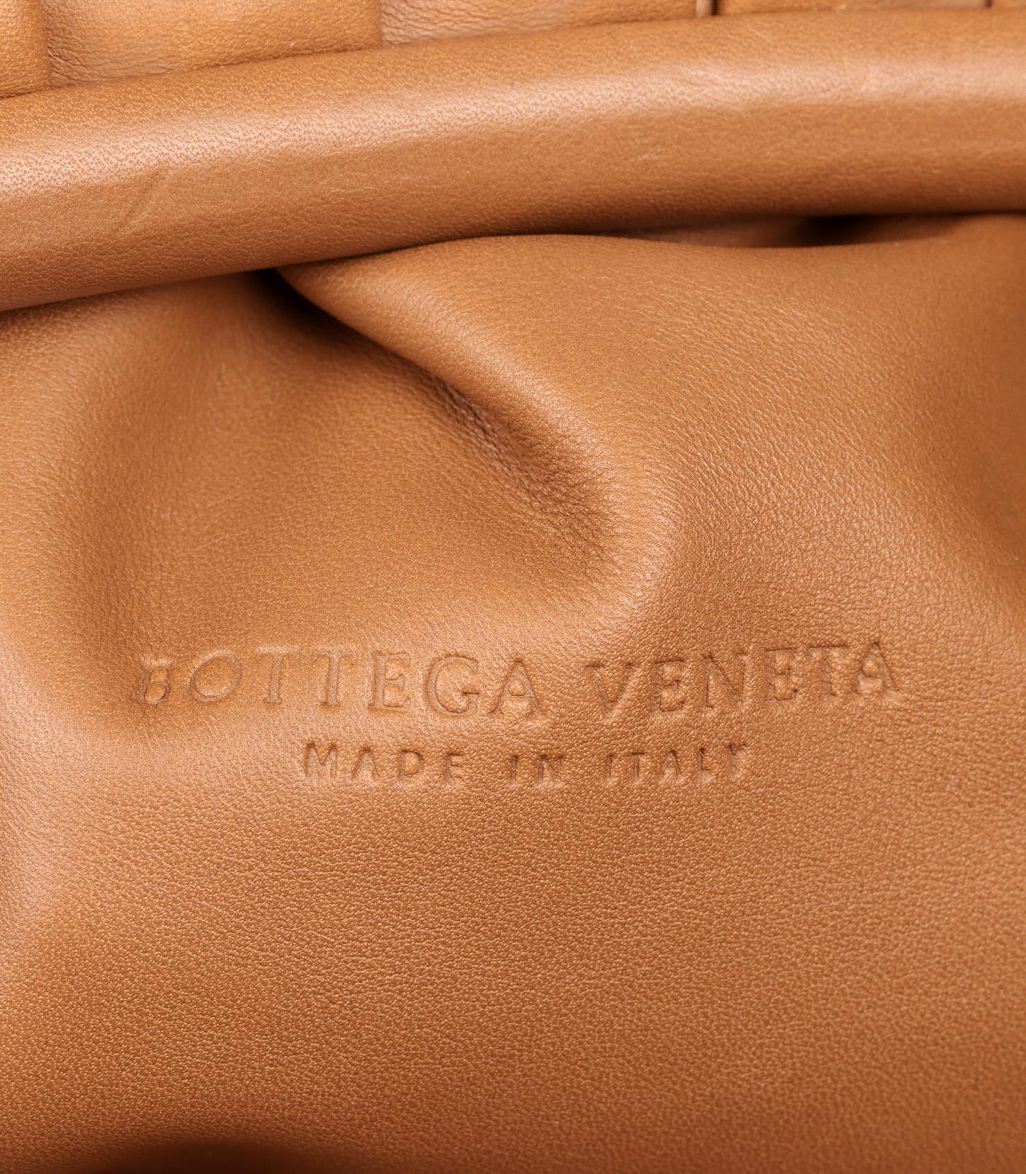 Bottega Veneta Brown Calfskin Leather Large The Pouch For Sale 4