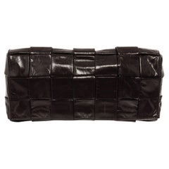 Bottega Veneta Brown Canvas Leather Cassette Braided Belt Bag