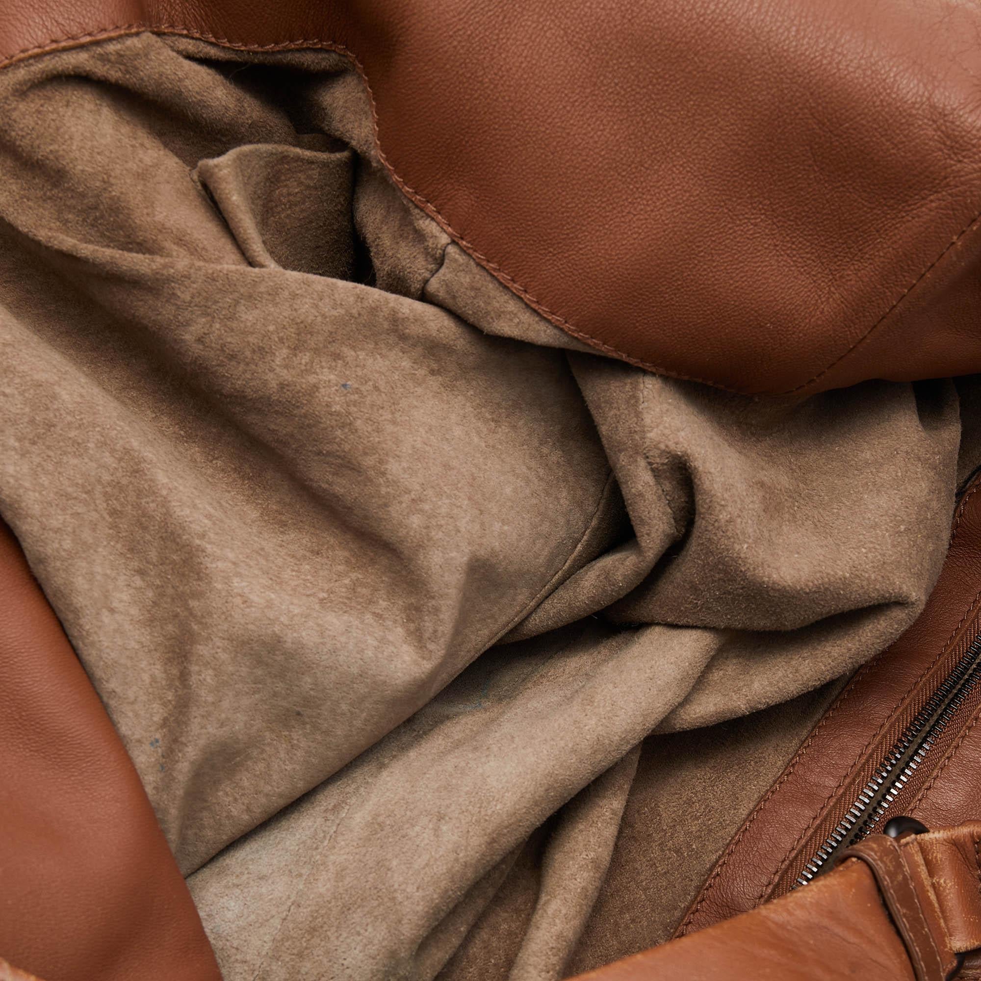 Bottega Veneta Brown Intrecciato Leather Campana Hobo 5